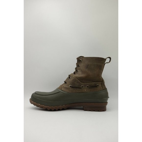 Sperry Top Sider Brown Leather Lace Up Duck Boots Shoes Men\'s 10 M main image 6